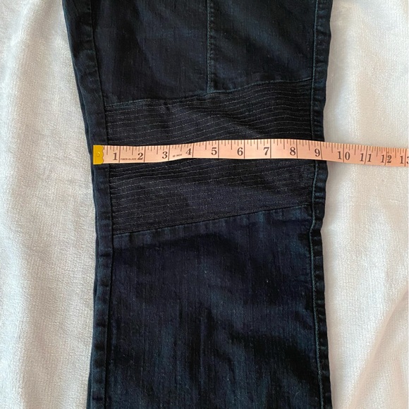 CJ by Cookie Johnson moto style dark wash jeans - Picture 11 of 14